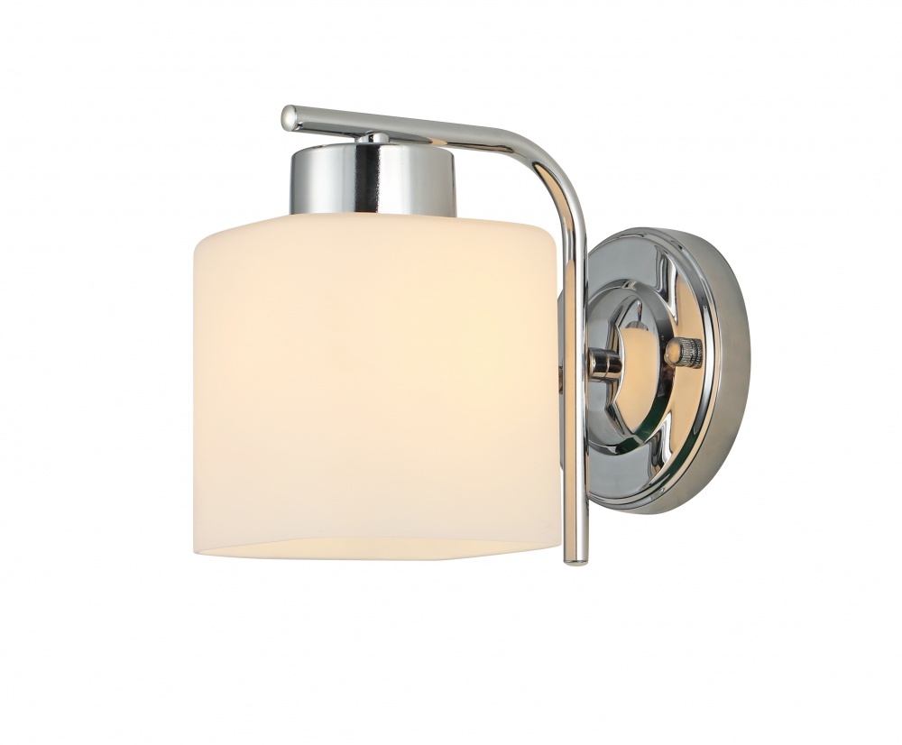 Бра Sensio Orlean 1x40 Вт E27 хром/білий LS-07380/1W-E2740W