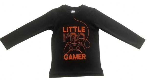 Джемпер детский Roksana Джойстик р.128-134 черный 1068/22007 