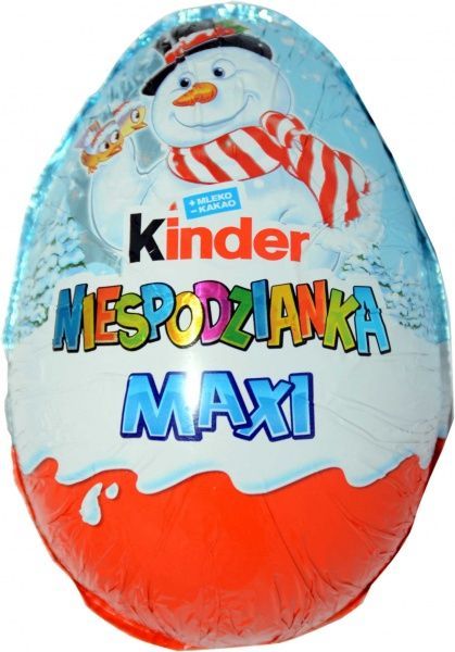 Яйце шоколадне Kinder Сюрприз MAXI асортимент 100 г (4008400230726) 