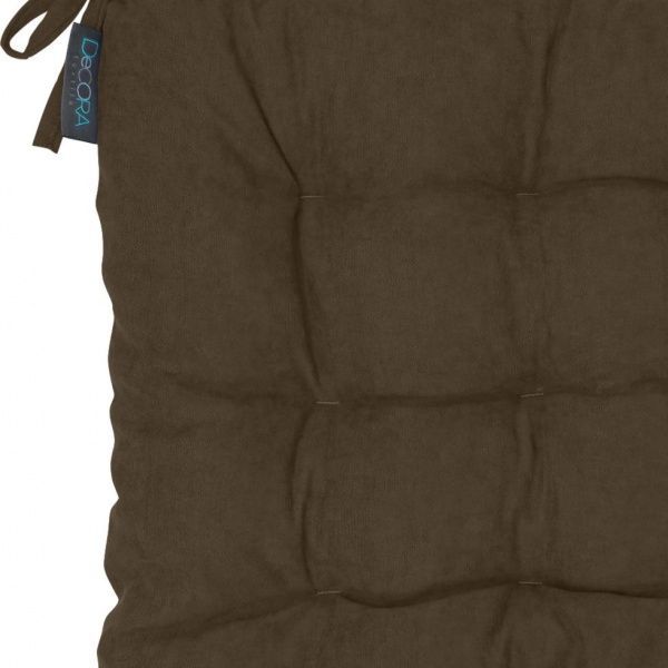 Подушка на стілець MODA 40х40 коричнева Decora textile
