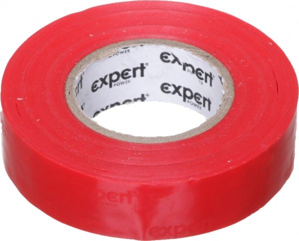 Ізострічка Expert Power ПВХ 0,13x19 мм 25 м червона ПВХ YL-TPNB.M25W19TH013-