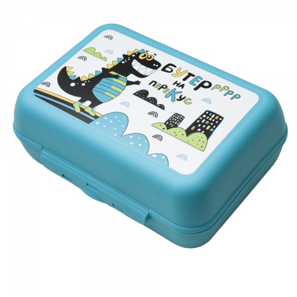 Ланч-бокс Buddy бирюзовый 18,5х14х7 см Алеана