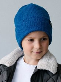 Шапка для хлопчиків Dembo House Тамаз р.52-54 синій 