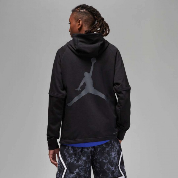 Джемпер Nike M J DF SPRT FLC BC GFX PO DV9781-010 р. S черный