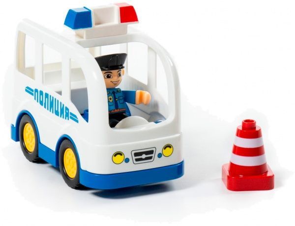 Конструктор строительный Полесье Полицейский участок 77547