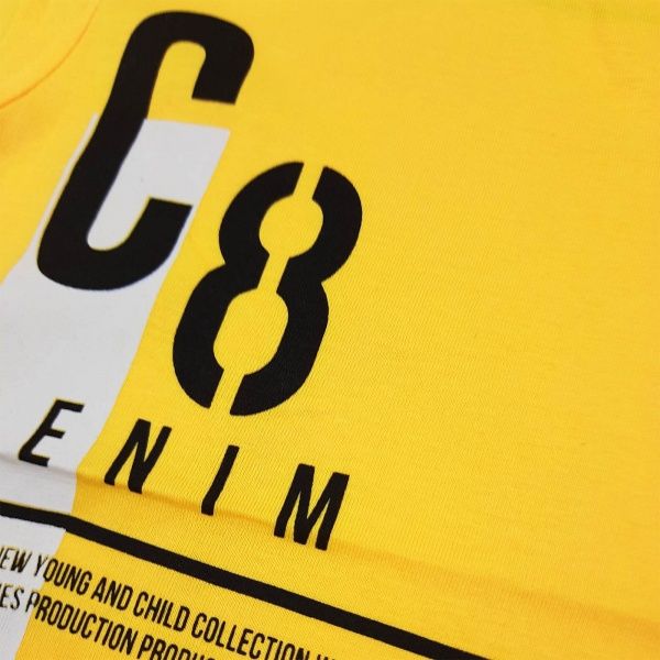 Футболка для хлопчика AKKU С8 р.134 жовтий 9102 