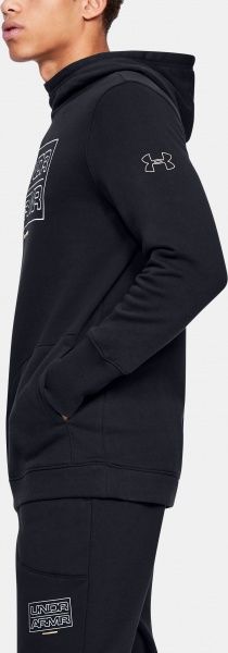 Джемпер Under Armour UA BASELINE FLEECE PO HOOD 1343007-002 р. XL черный