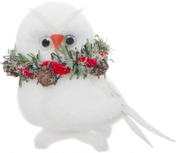 Декоративная фигура Сова с венчиком 12х14 см 14 см 