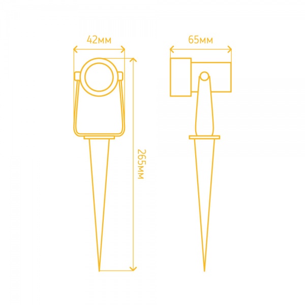 Світильник садовий LightMaster LED 3 Вт IP65 SP1603 3W 230V зелений 