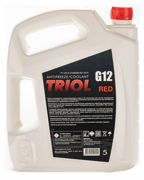 Антифриз MFC TRIOL Professional від -40 до +110 5л червоний 