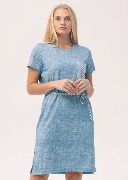 Платье-рубашка Roksana Dominica №1384/16561 р.XXL джинс