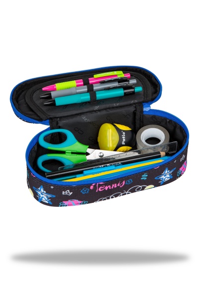 Пенал Campus Tennis Star CoolPack чорний із малюнком