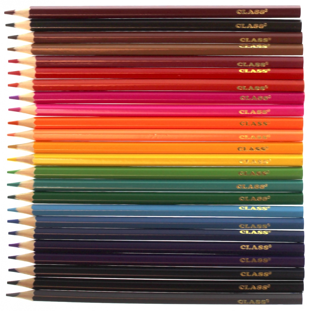 Карандаши цветные PREMIUM 24 цвета CLASS