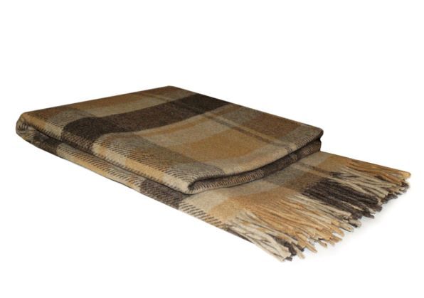 Плед Торнадо 140x200 см бежево-коричневий Вултекс-С 