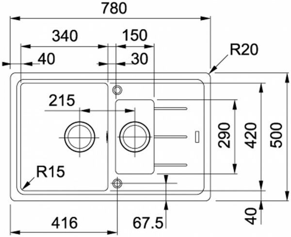 Мойка для кухни Franke BFG 651-78 114.0272.605 