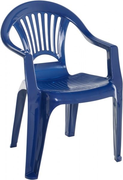 Стул пластиковый Алеана Луч 78x58x56 см синий  