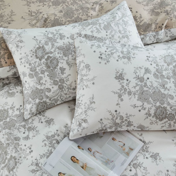 Комплект постільної білизни Arras 2 бежево-білий La Nuit 