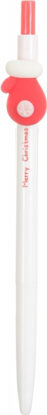 Ручка кулькова Happy Christmas Рукавиця 