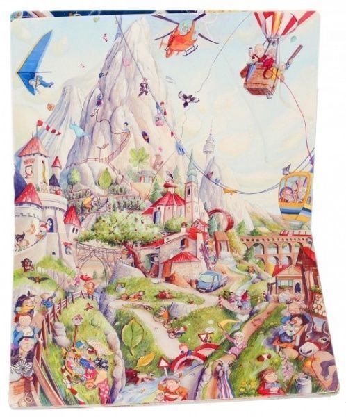 Книга Бернд Леманн «Згори Вниз. Віммельбух» 978-617-7395-24-8