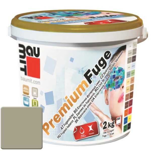 Затирка Baumit Баумакол сірий шовк 2 кг