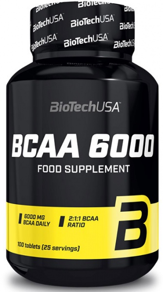 Аминокислоты BioTechUSA BCAA 6000 100 капс. 