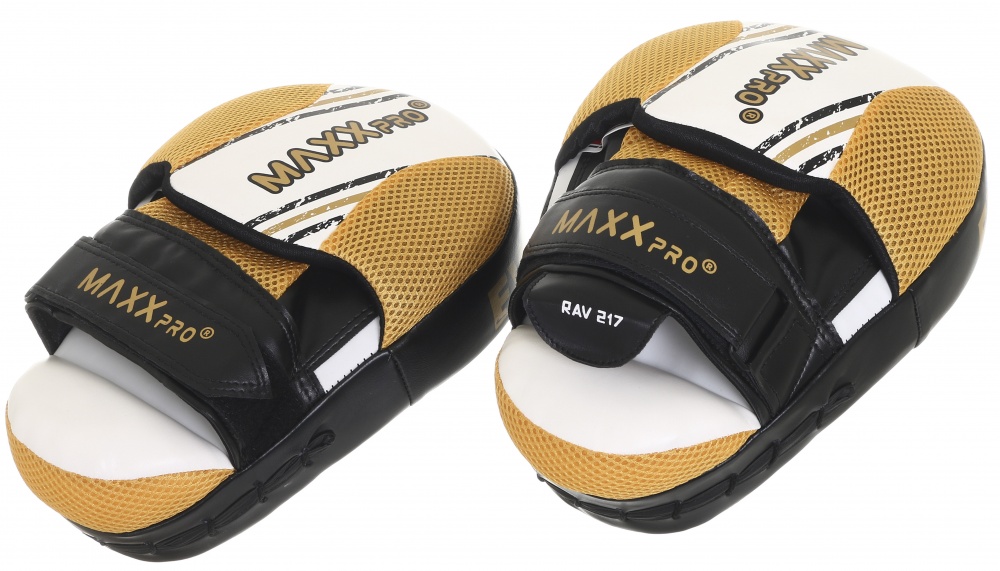 Лапы боксерские MaxxPro RAV-217 черно-белый