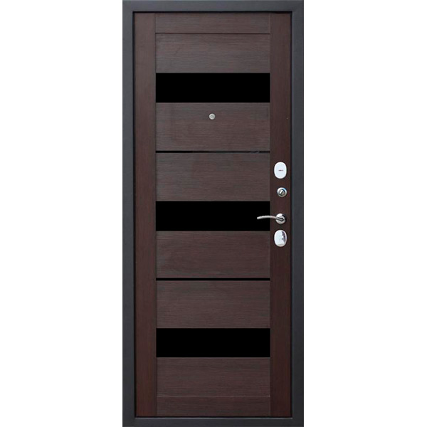Двері вхідні Tarimus Гарда Муар Царга 2050x960 темний кипарис праві