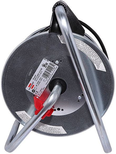 Удлинитель на катушке Brennenstuhl Garant S с заземлением 4 гн. серебристый 25 м 1195056 