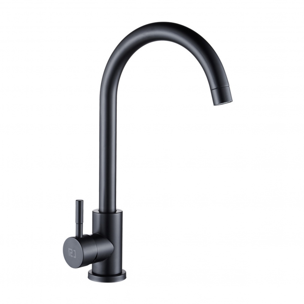 Смеситель для кухни RJ RAINBOW U-излив, чорний