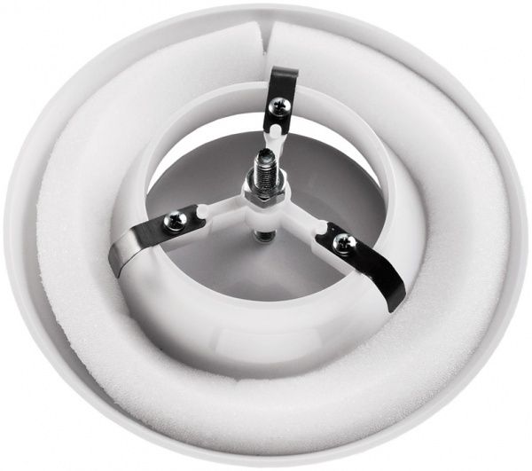 Анемостат Вентс А 80 ВР пластик белый 