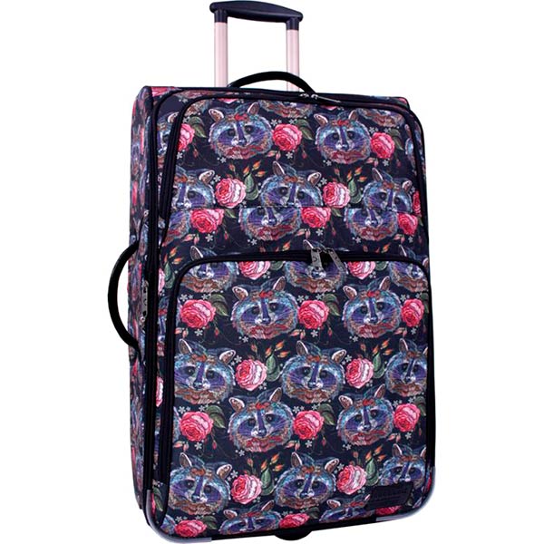 Чемодан Bagland 37666244 51 л разноцветный Леон 477 