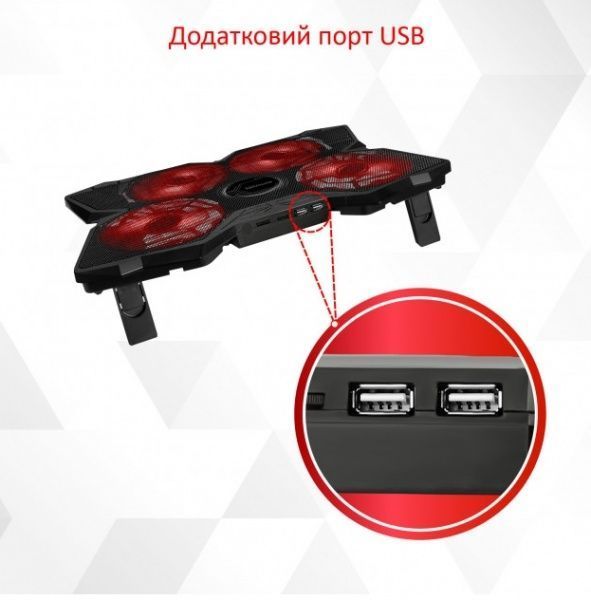 Подставка для ноутбука Promate AirBase-3 Black (airbase-3.black) 