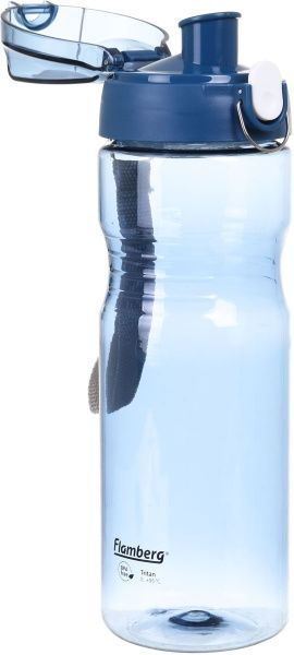 Бутылка для воды Sport 1000 мл серая Flamberg