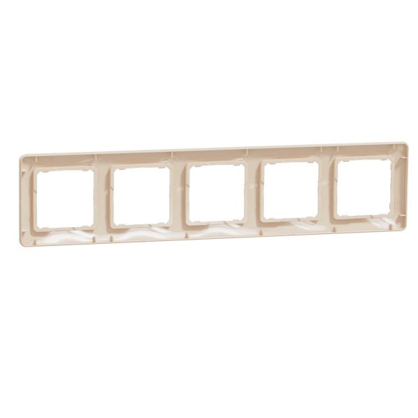 Рамка п'ятимісна Schneider Electric Sedna Design універсальна бежевий SDD312805