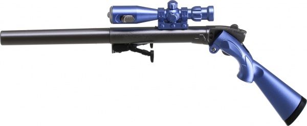 Ручка гелевая винтовка фиолетовая 