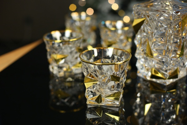 Набор для виски VERTIGO золото 7 шт. Same 