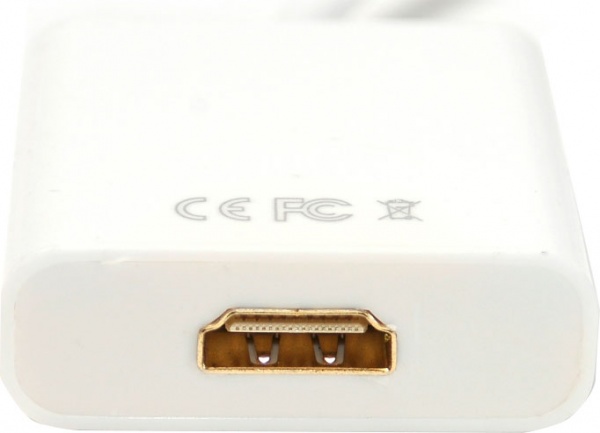 Кабель PowerPlant HDMI – DisplayPort 0,15 м білий (KD00AS1277) 