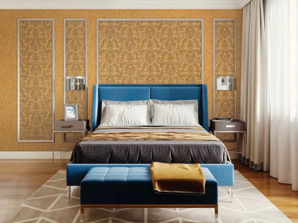 Шпалери вінілові на флізеліновій основі Слов'янські шпалери Le Grand platinum Моцарт 8646-05 1,06x10,05 м 