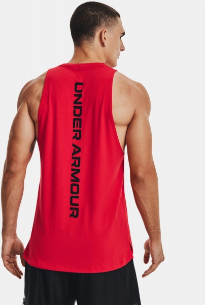 Майка Under Armour UA BASELINE COTTON TANK 1361901-601 р.M червоний