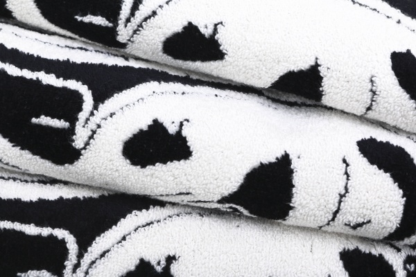 Полотенце Manchas 70x140 см черный 