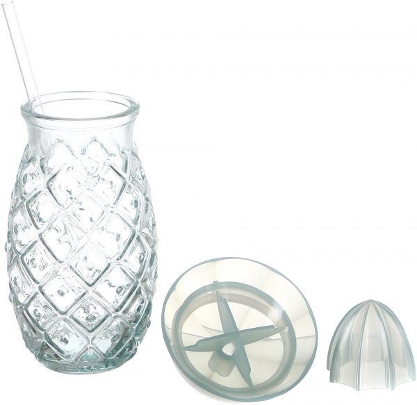 Стакан с соломинкой і соковижималкою TIKI 700 мл XR2360_1.01 700 мл 3 шт. San Miguel 