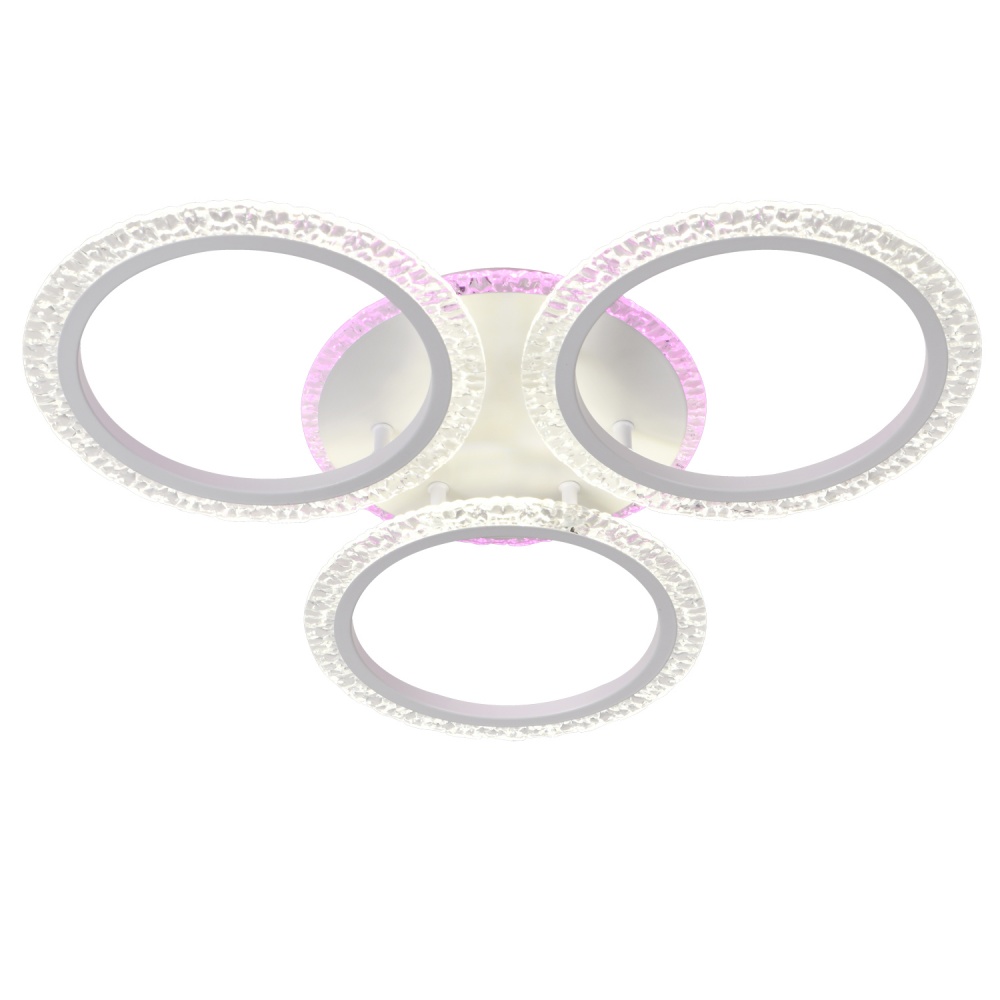 Люстра светодиодная Victoria Lighting с пультом 59 Вт белый Vetana/PL3 white