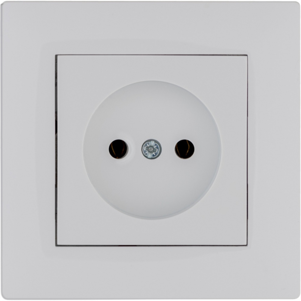 Розетка без заземлення Makel Rizz IP20 білий 88001022