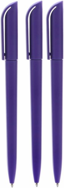 Набір ручок кулькових Uson 3 фіолетові 