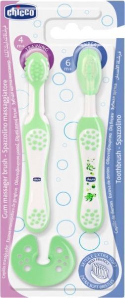 Набір Chicco зубні щітки Learning Set (06961.00)