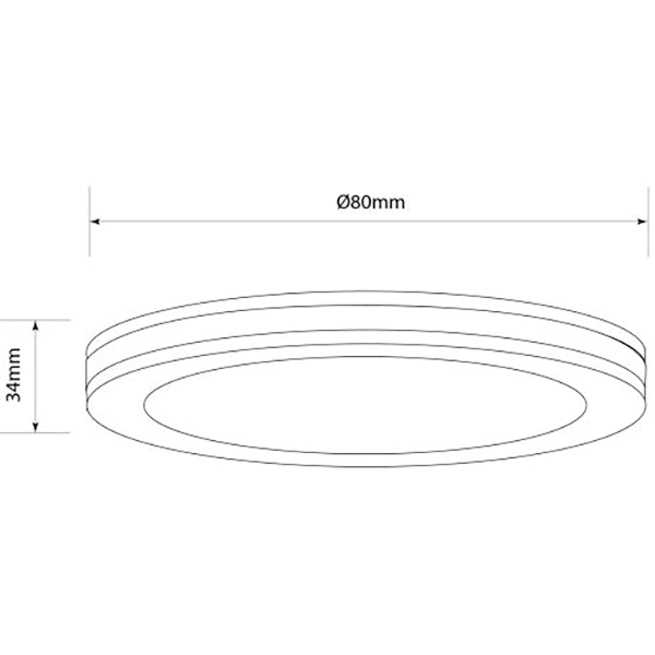 Світильник точковий Светкомплект LED SDF 07R 7W 4500K BK 7 Вт 4500 К чорний 