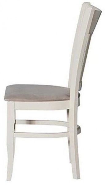 Стул Prestol Сильва 560х470х940 мм серый / белый