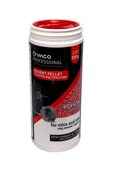 Родентицидное средство от грызунов VACO гранулы 250 г DV00137UA