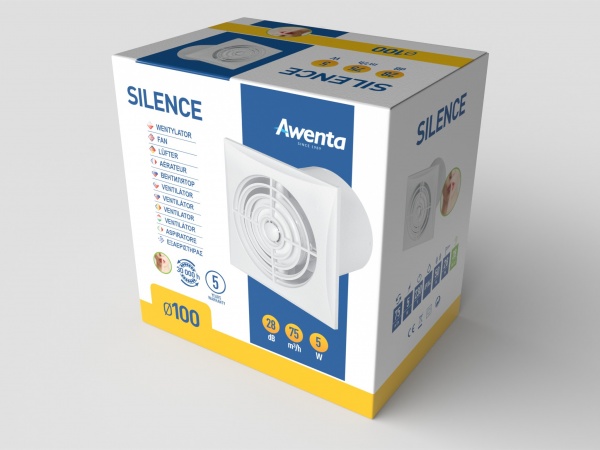 Витяжний вентилятор Awenta SILENCE WZ 125 WZ125