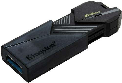 Флешпам'ять USB Kingston DataTraveler Exodia Onyx 64 ГБ USB 3.2 black (DTXON/64GB) 